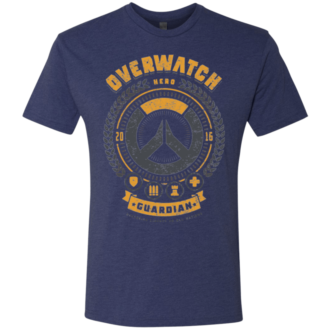 T-Shirts Vintage Navy / Small Guardian Hero Men's Triblend T-Shirt