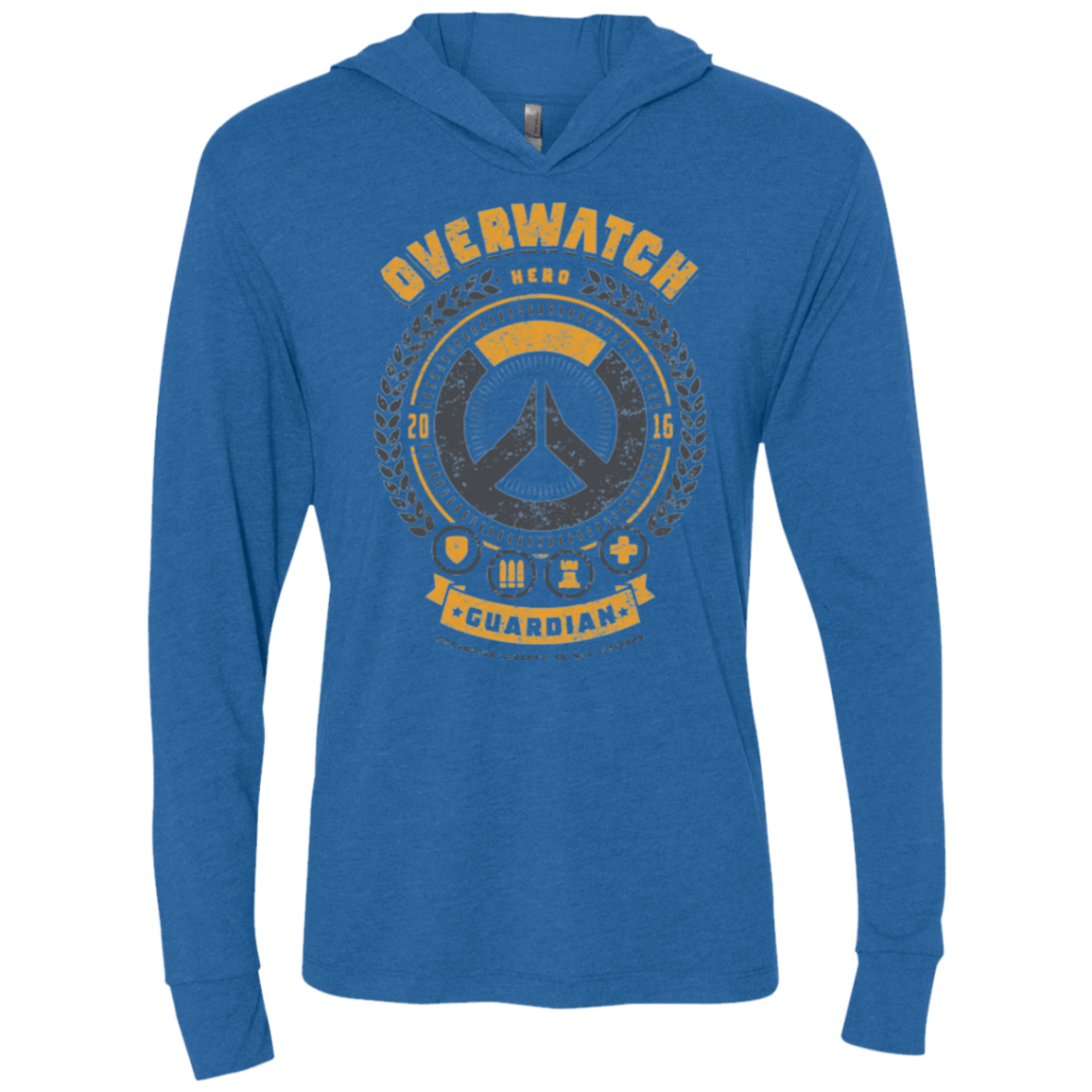 T-Shirts Vintage Royal / X-Small Guardian Hero Triblend Long Sleeve Hoodie Tee