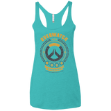 T-Shirts Tahiti Blue / X-Small Guardian Hero Women's Triblend Racerback Tank