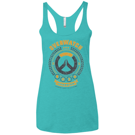 T-Shirts Tahiti Blue / X-Small Guardian Hero Women's Triblend Racerback Tank