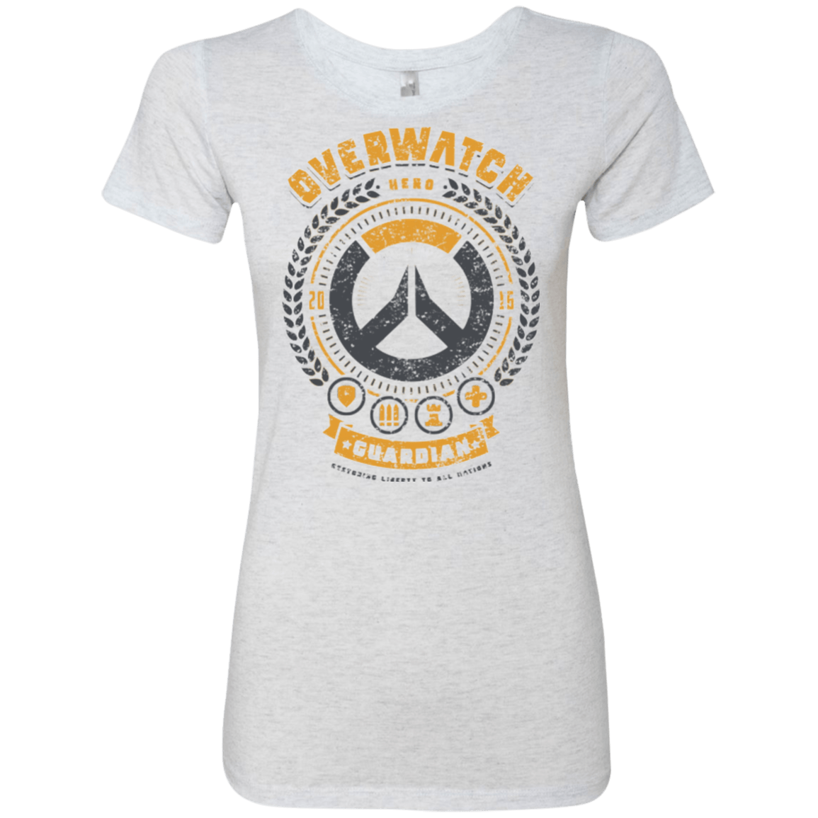 T-Shirts Heather White / Small Guardian Hero Women's Triblend T-Shirt