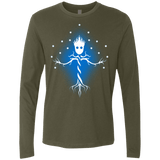 T-Shirts Military Green / Small Guardian Tree of The Galaxy Men's Premium Long Sleeve