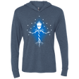 T-Shirts Indigo / X-Small Guardian Tree of The Galaxy Triblend Long Sleeve Hoodie Tee