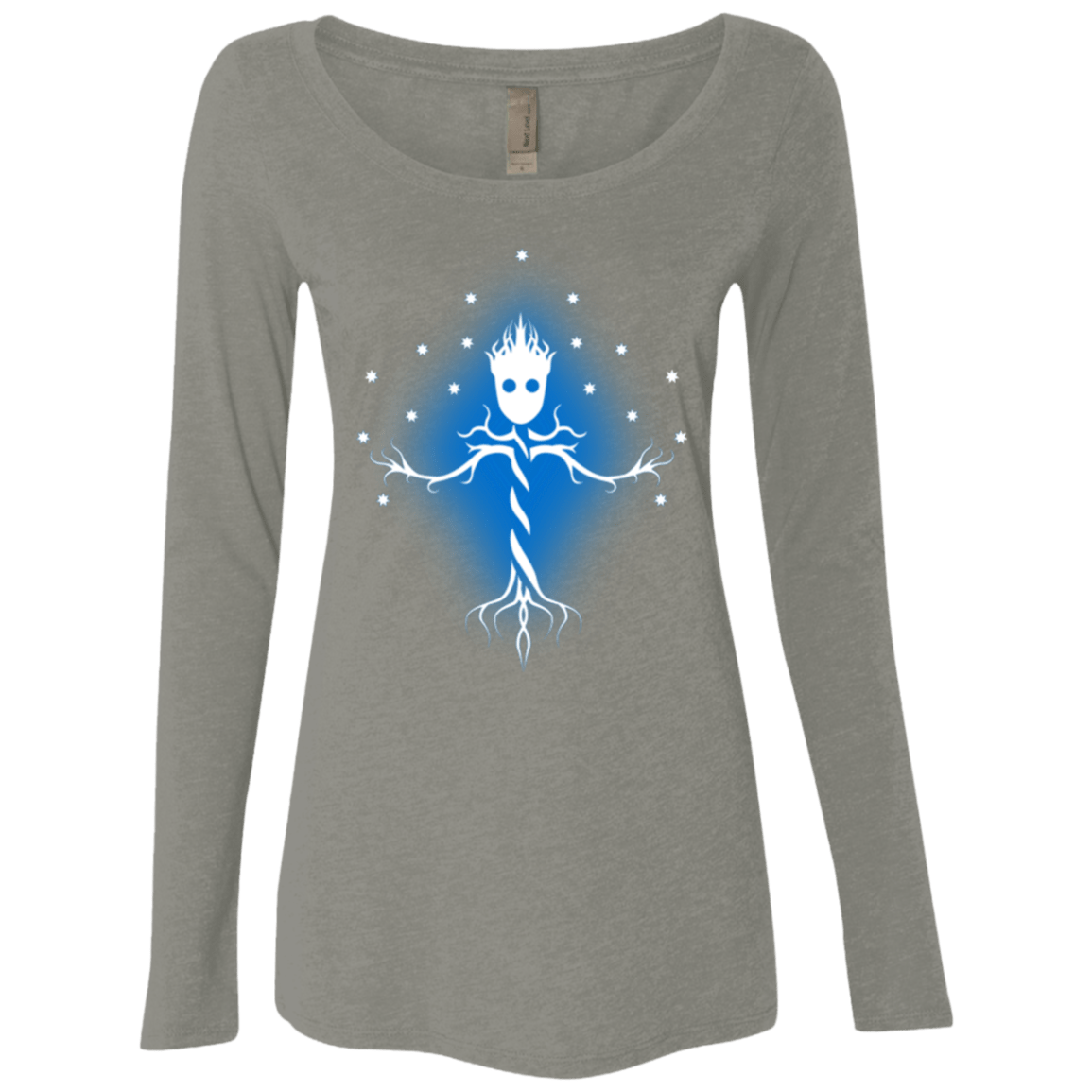 T-Shirts Venetian Grey / Small Guardian Tree of The Galaxy Women's Triblend Long Sleeve Shirt