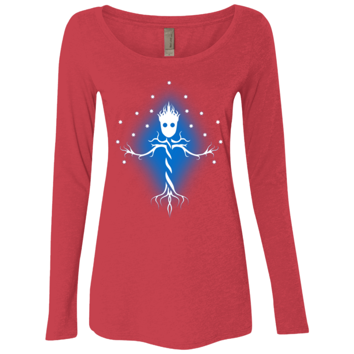 T-Shirts Vintage Red / Small Guardian Tree of The Galaxy Women's Triblend Long Sleeve Shirt