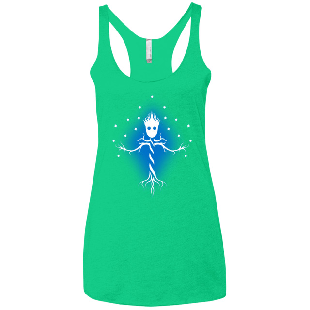 T-Shirts Envy / X-Small Guardian Tree of The Galaxy Women's Triblend Racerback Tank