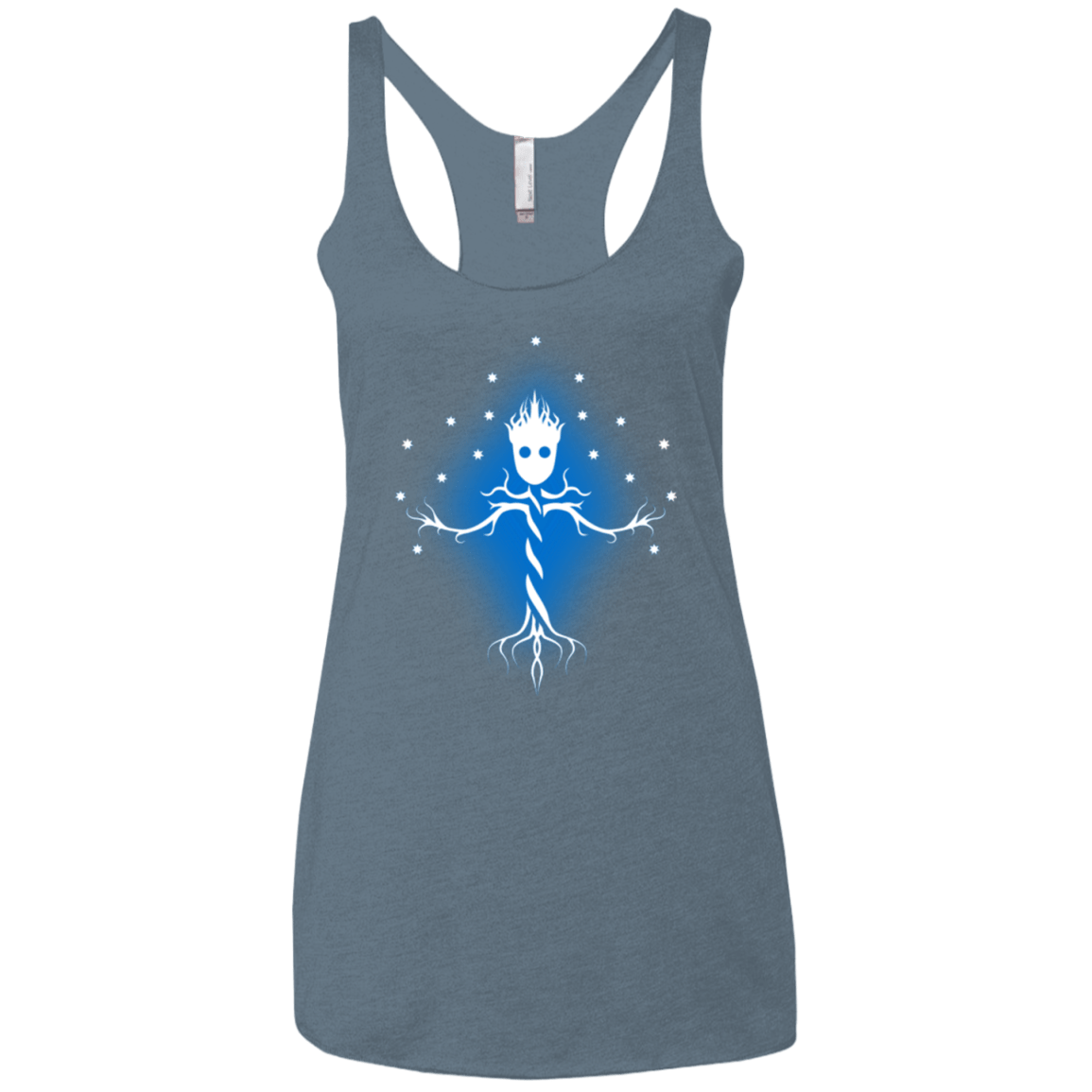 T-Shirts Indigo / X-Small Guardian Tree of The Galaxy Women's Triblend Racerback Tank