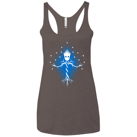 T-Shirts Macchiato / X-Small Guardian Tree of The Galaxy Women's Triblend Racerback Tank