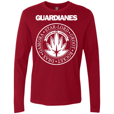 T-Shirts Cardinal / Small Guardianes Men's Premium Long Sleeve