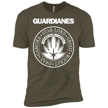 T-Shirts Military Green / X-Small Guardianes Men's Premium T-Shirt