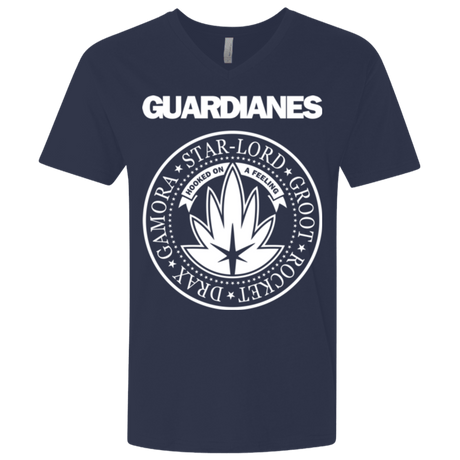 T-Shirts Midnight Navy / X-Small Guardianes Men's Premium V-Neck