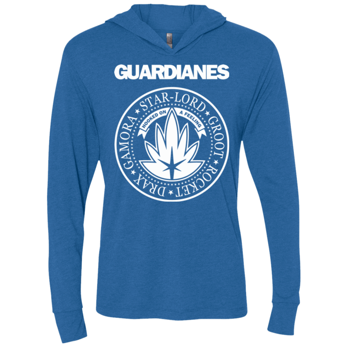 T-Shirts Vintage Royal / X-Small Guardianes Triblend Long Sleeve Hoodie Tee