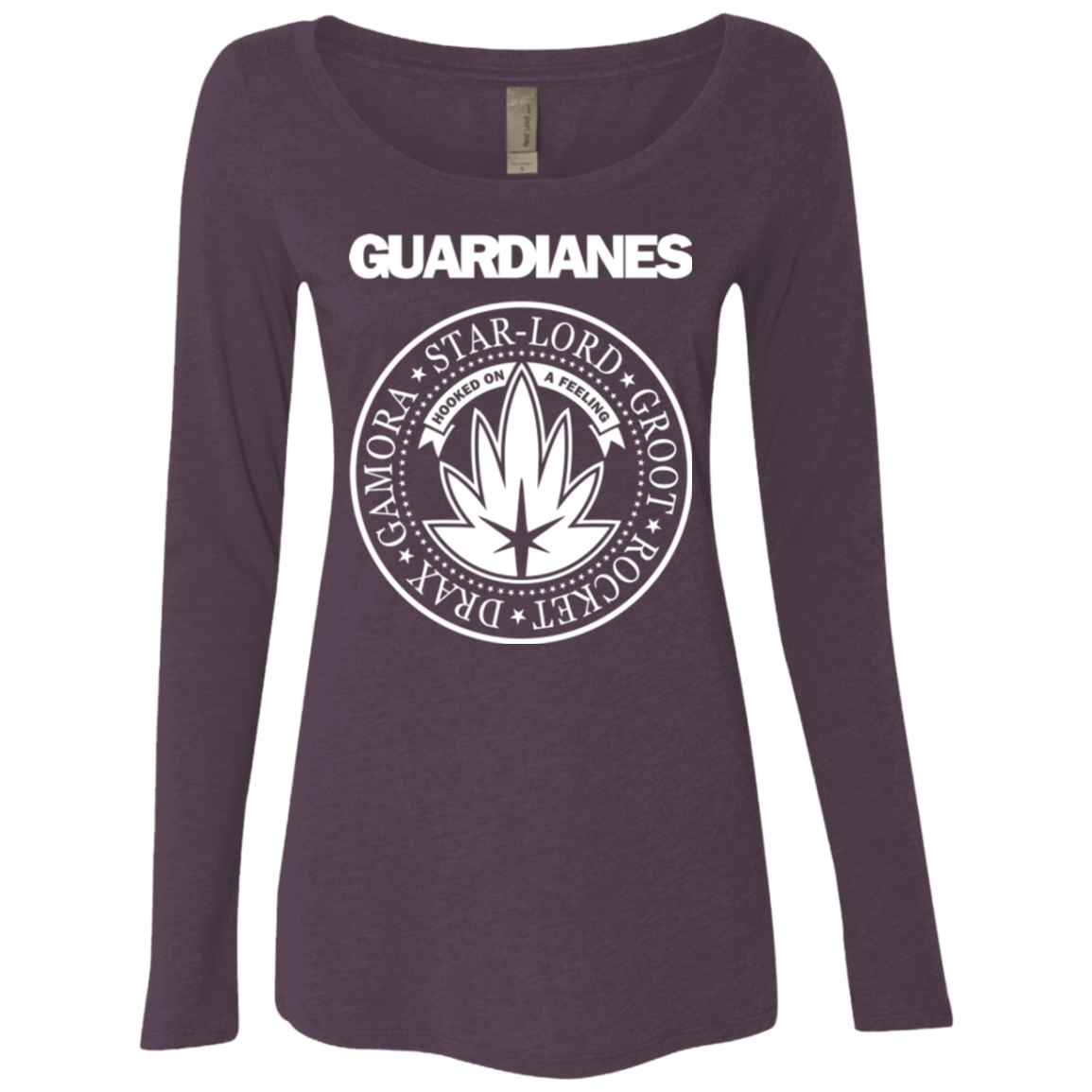 T-Shirts Vintage Purple / Small Guardianes Women's Triblend Long Sleeve Shirt