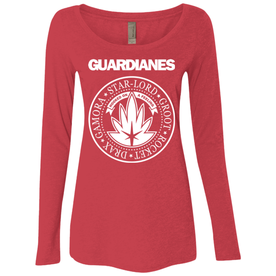 T-Shirts Vintage Red / Small Guardianes Women's Triblend Long Sleeve Shirt