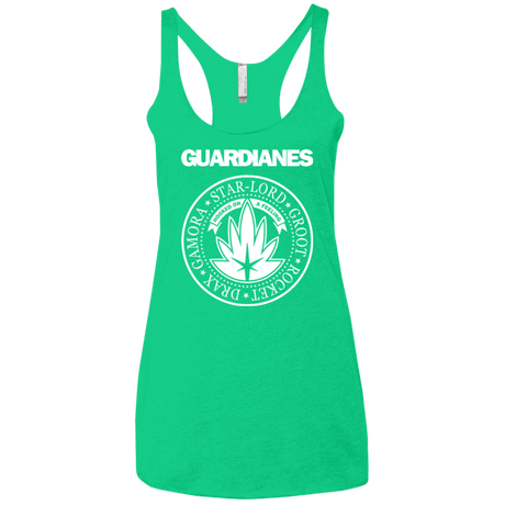 T-Shirts Envy / X-Small Guardianes Women's Triblend Racerback Tank