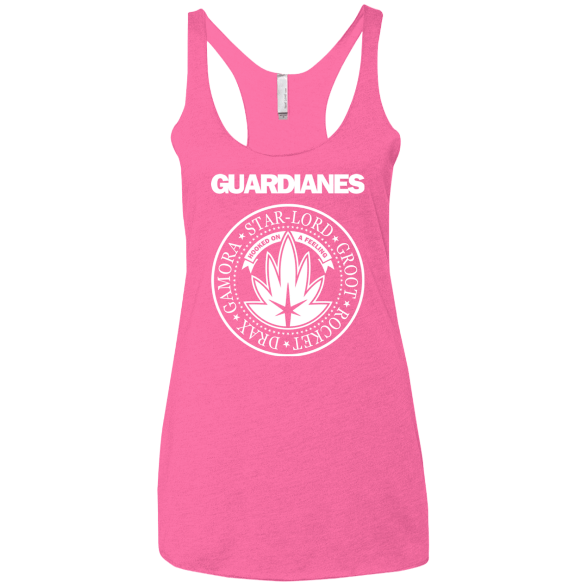 T-Shirts Vintage Pink / X-Small Guardianes Women's Triblend Racerback Tank