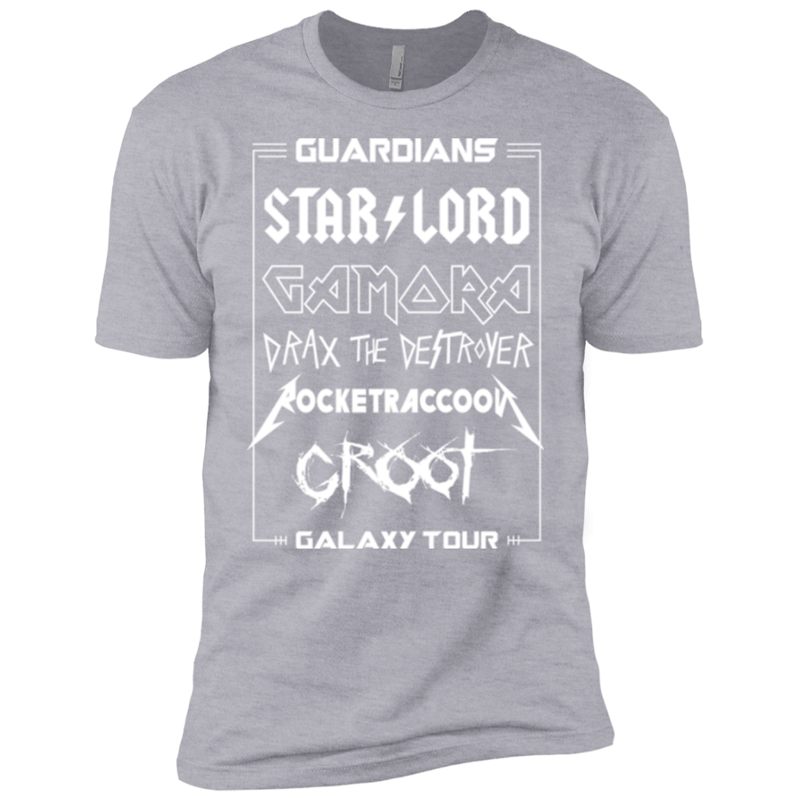 T-Shirts Heather Grey / YXS Guardians Galaxy Tour Boys Premium T-Shirt