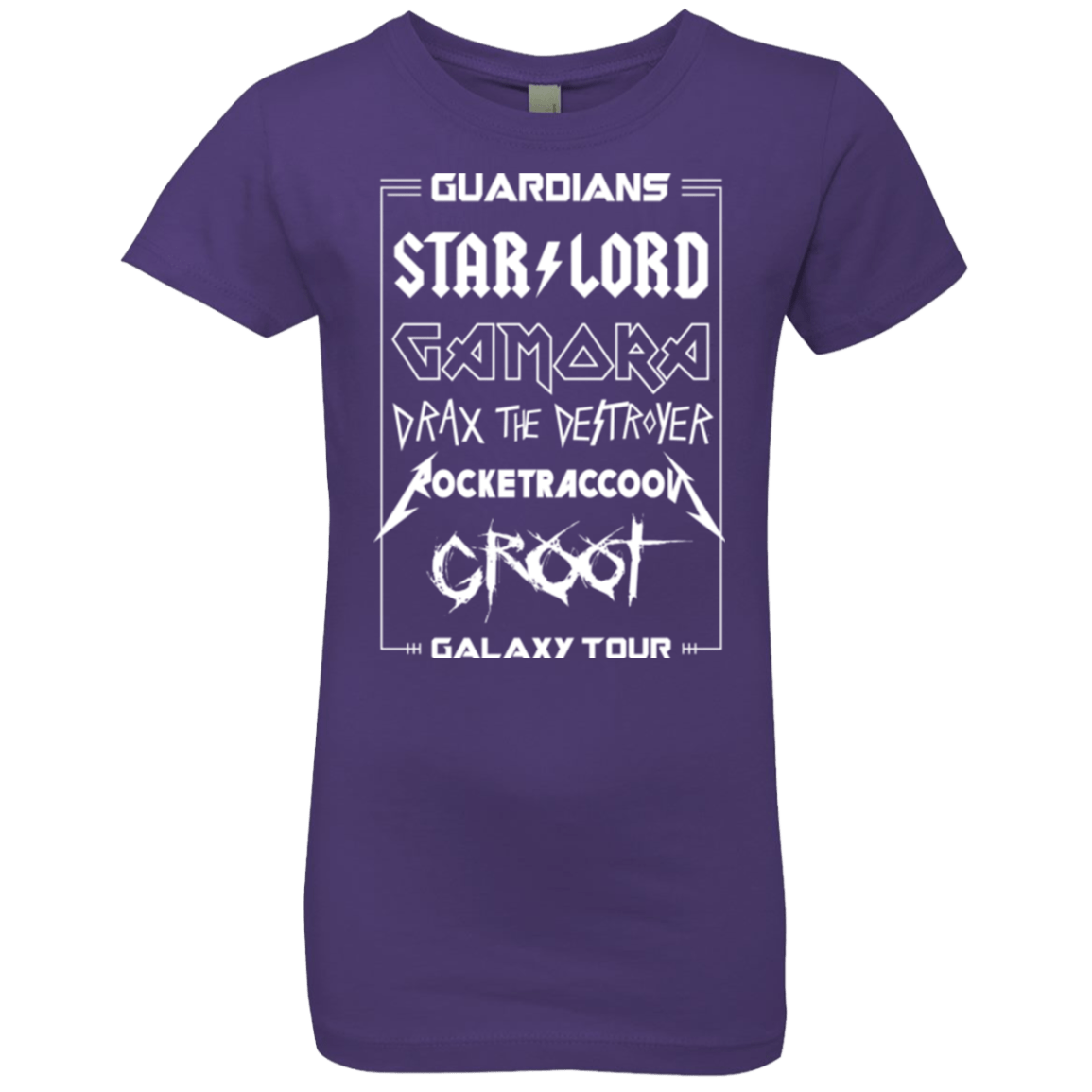 T-Shirts Purple Rush / YXS Guardians Galaxy Tour Girls Premium T-Shirt