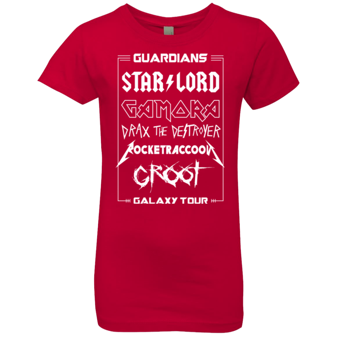 T-Shirts Red / YXS Guardians Galaxy Tour Girls Premium T-Shirt