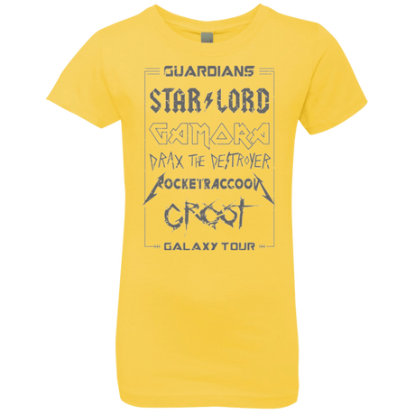 T-Shirts Vibrant Yellow / YXS Guardians Galaxy Tour Grunge Girls Premium T-Shirt