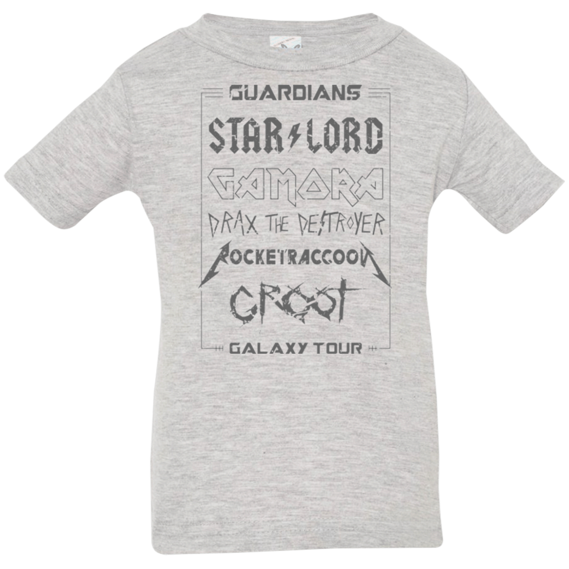 T-Shirts Heather / 6 Months Guardians Galaxy Tour Grunge Infant Premium T-Shirt