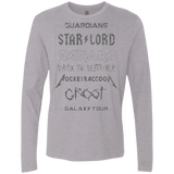 T-Shirts Heather Grey / Small Guardians Galaxy Tour Grunge Men's Premium Long Sleeve