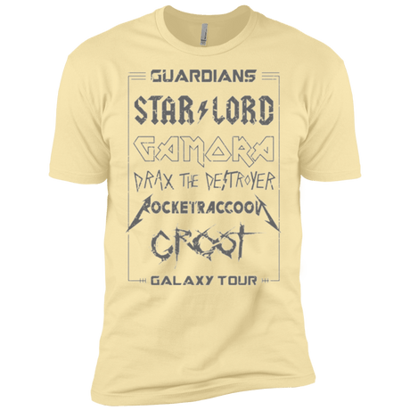 T-Shirts Banana Cream / X-Small Guardians Galaxy Tour Grunge Men's Premium T-Shirt