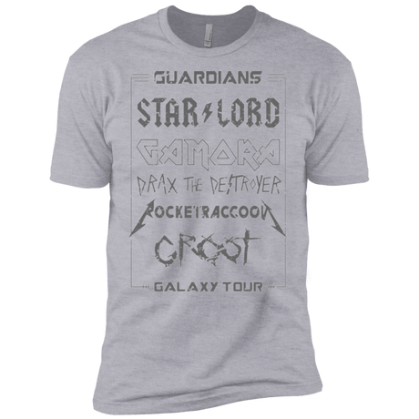 T-Shirts Heather Grey / X-Small Guardians Galaxy Tour Grunge Men's Premium T-Shirt