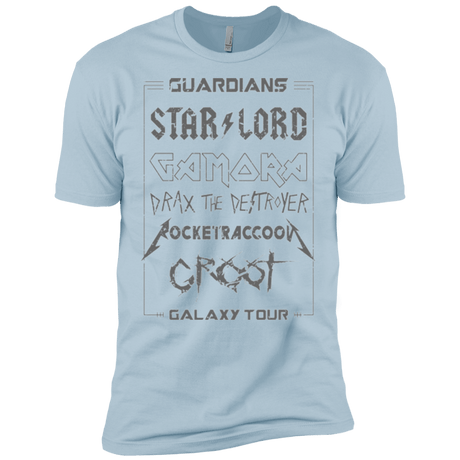 T-Shirts Light Blue / X-Small Guardians Galaxy Tour Grunge Men's Premium T-Shirt