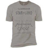 T-Shirts Light Grey / X-Small Guardians Galaxy Tour Grunge Men's Premium T-Shirt