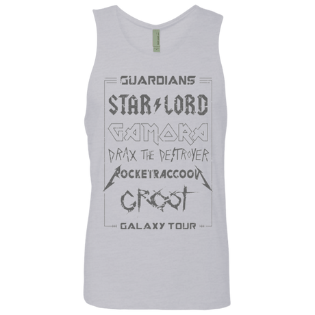 T-Shirts Heather Grey / Small Guardians Galaxy Tour Grunge Men's Premium Tank Top