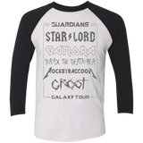 Guardians Galaxy Tour Grunge Men's Triblend 3/4 Sleeve