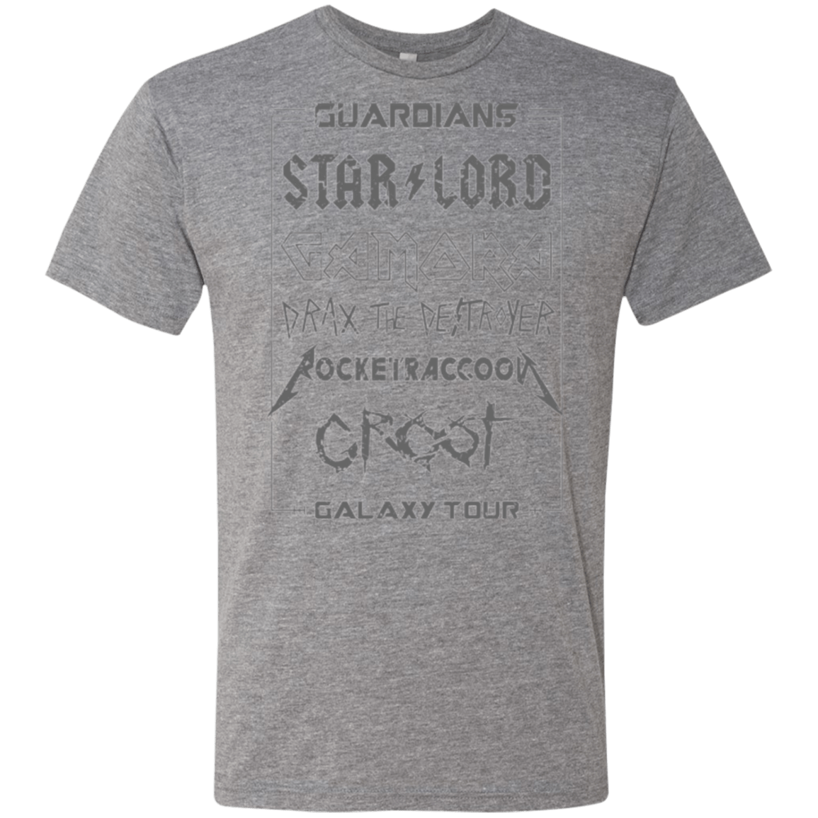 Guardians Galaxy Tour Grunge Men's Triblend T-Shirt