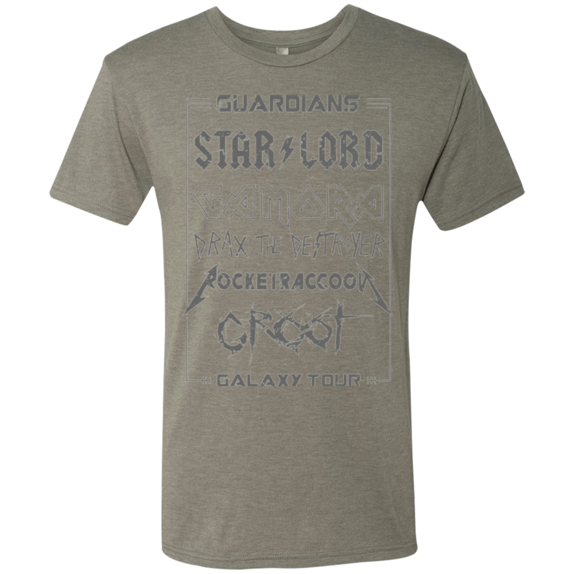 Guardians Galaxy Tour Grunge Men's Triblend T-Shirt