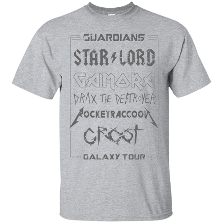 T-Shirts Sport Grey / Small Guardians Galaxy Tour Grunge T-Shirt