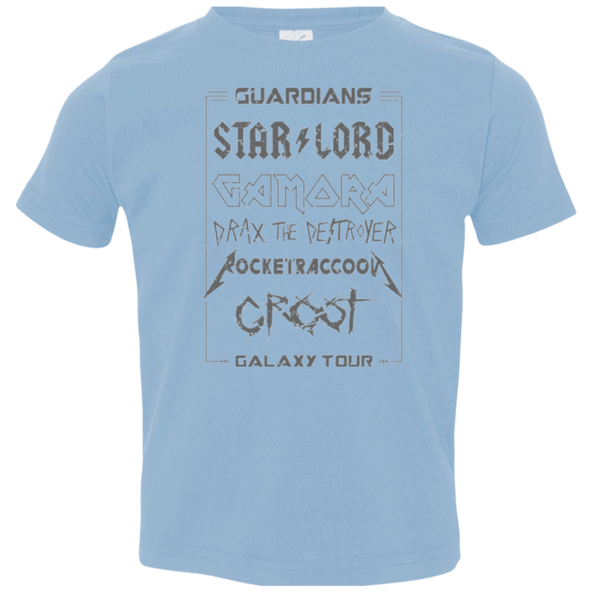 T-Shirts Light Blue / 2T Guardians Galaxy Tour Grunge Toddler Premium T-Shirt