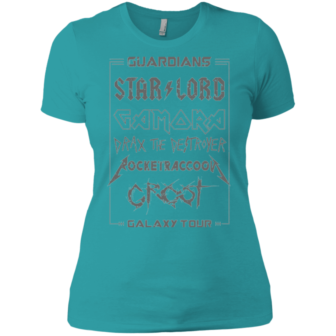 T-Shirts Tahiti Blue / X-Small Guardians Galaxy Tour Grunge Women's Premium T-Shirt