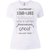 T-Shirts White / X-Small Guardians Galaxy Tour Grunge Women's Premium T-Shirt