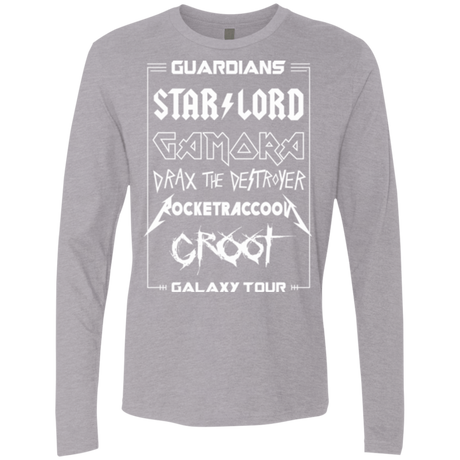 T-Shirts Heather Grey / Small Guardians Galaxy Tour Men's Premium Long Sleeve