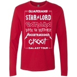 T-Shirts Red / Small Guardians Galaxy Tour Men's Premium Long Sleeve