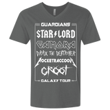 T-Shirts Heavy Metal / X-Small Guardians Galaxy Tour Men's Premium V-Neck