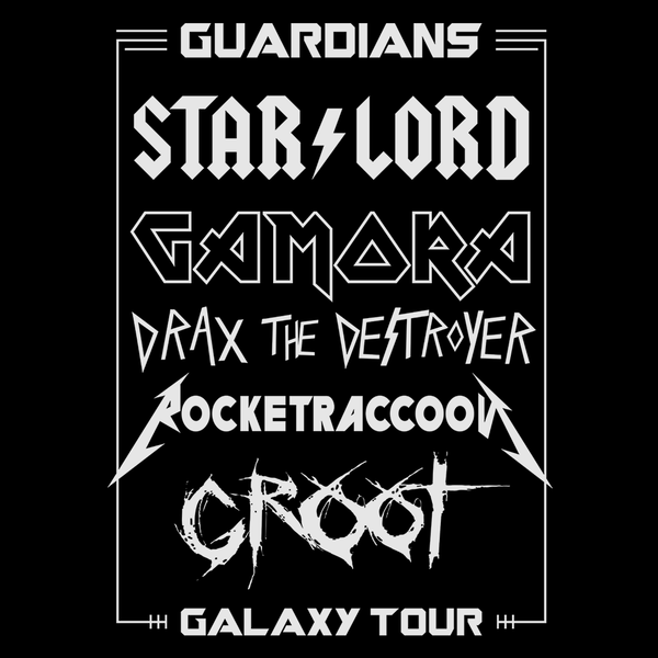 T-Shirts Guardians Galaxy Tour T-Shirt