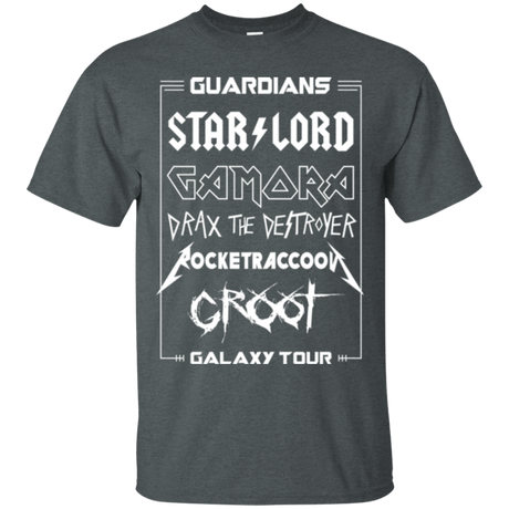 T-Shirts Dark Heather / Small Guardians Galaxy Tour T-Shirt