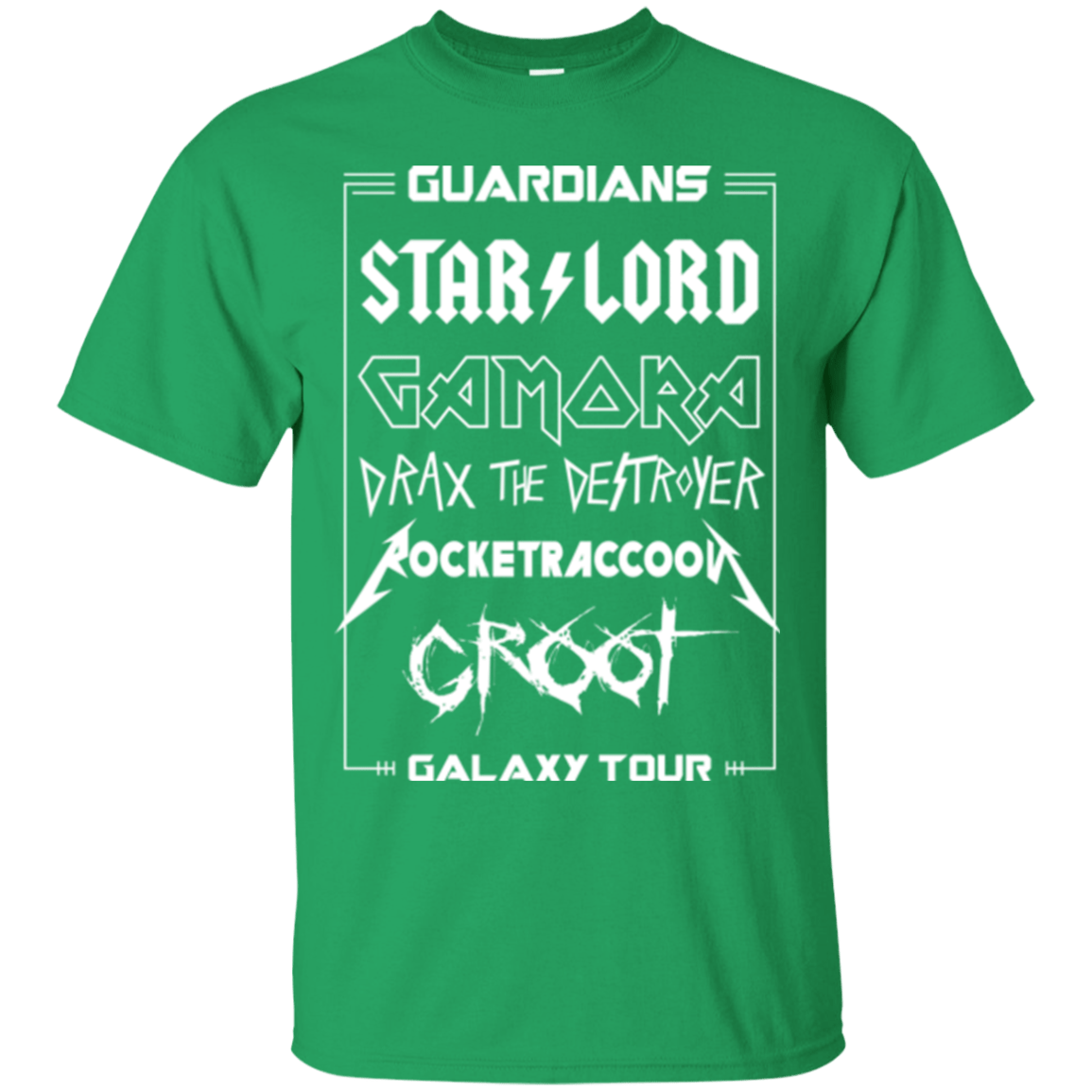 T-Shirts Irish Green / Small Guardians Galaxy Tour T-Shirt
