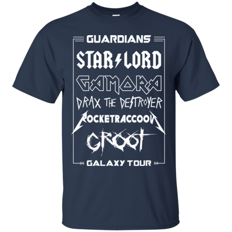 T-Shirts Navy / Small Guardians Galaxy Tour T-Shirt