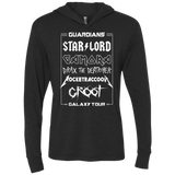 T-Shirts Vintage Black / X-Small Guardians Galaxy Tour Triblend Long Sleeve Hoodie Tee