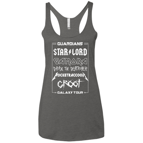 T-Shirts Premium Heather / X-Small Guardians Galaxy Tour Women's Triblend Racerback Tank