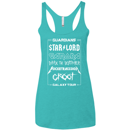 Guardians Galaxy Tour Women's Triblend Racerback Tank