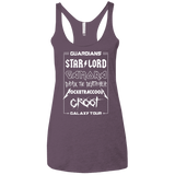 T-Shirts Vintage Purple / X-Small Guardians Galaxy Tour Women's Triblend Racerback Tank