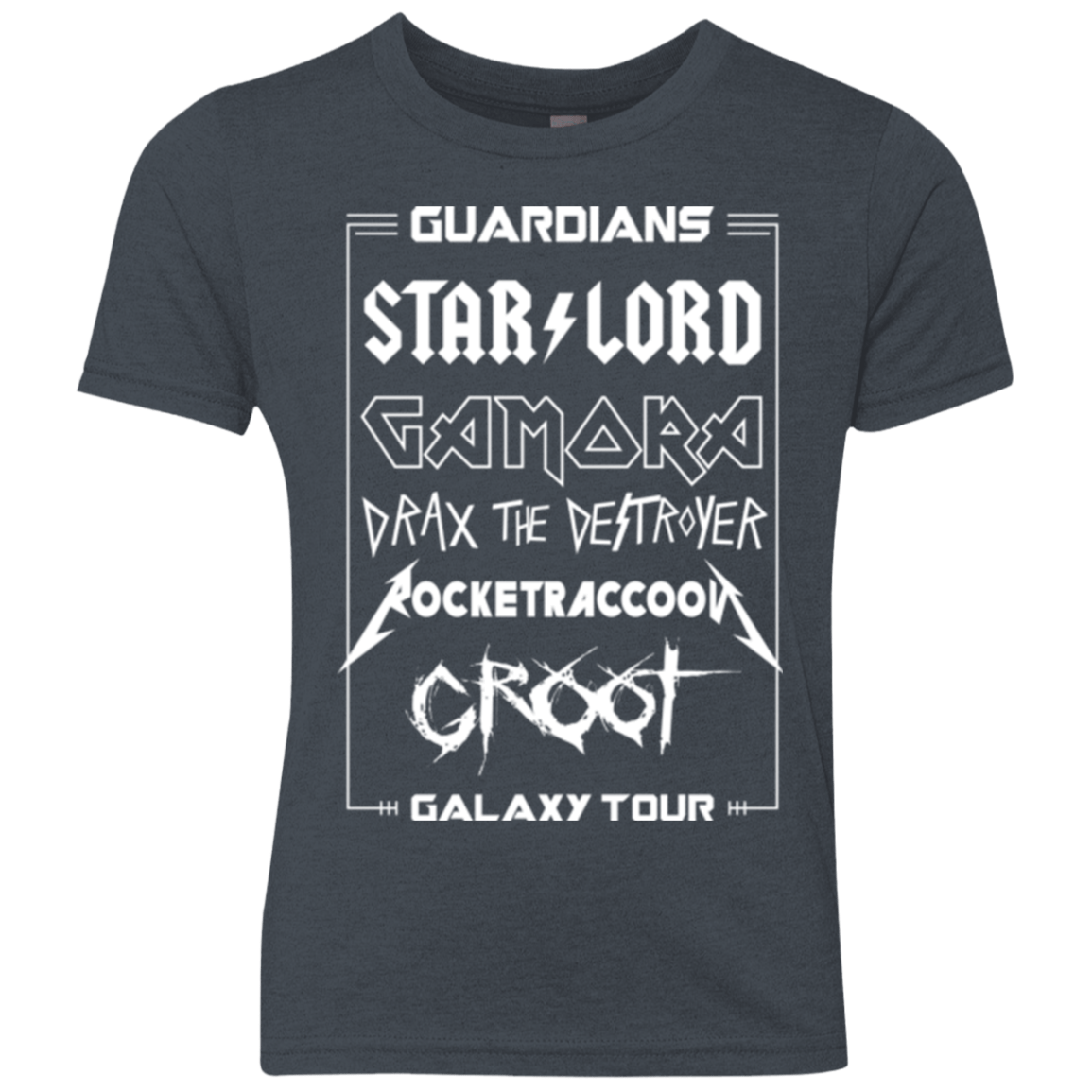 T-Shirts Vintage Navy / YXS Guardians Galaxy Tour Youth Triblend T-Shirt
